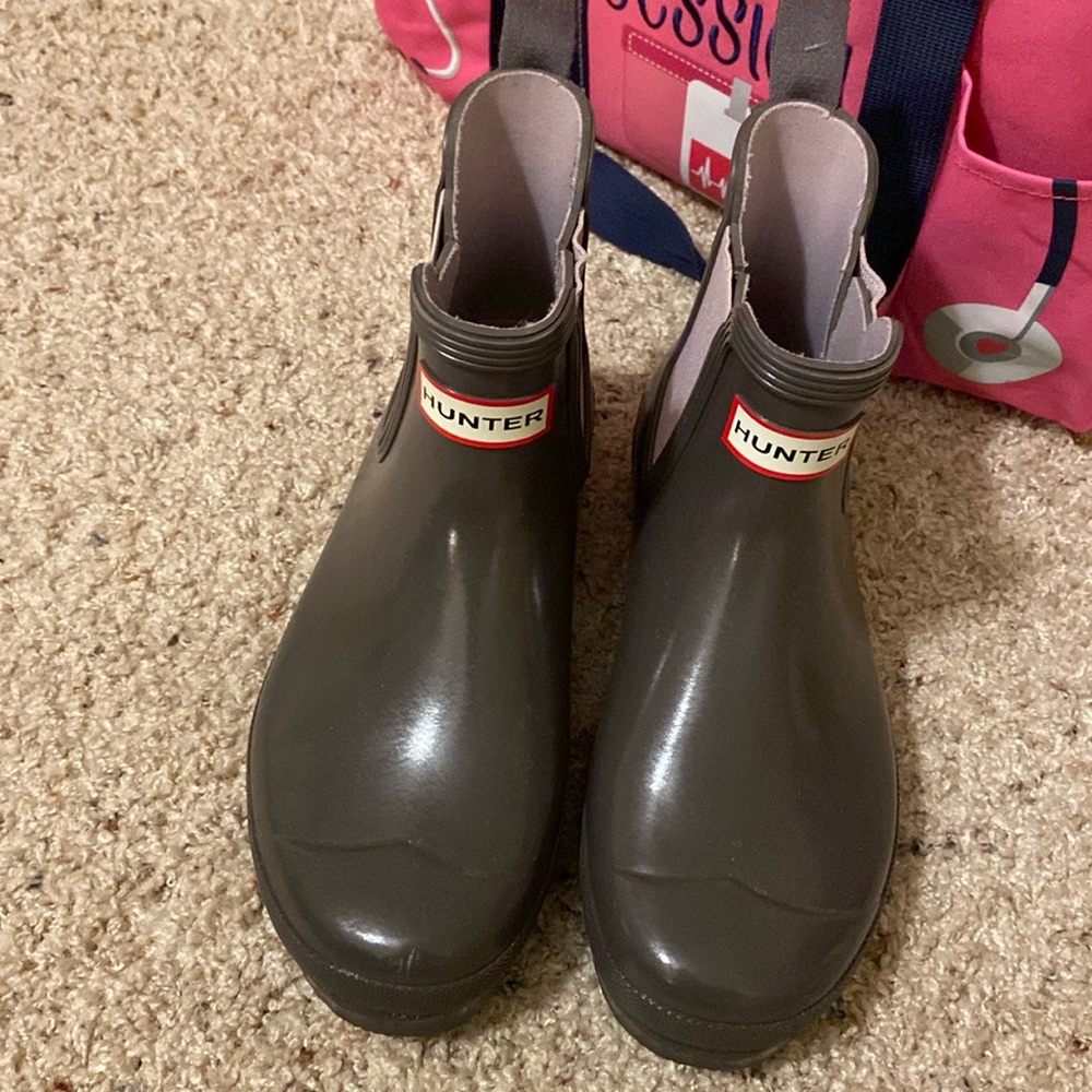 Short Hunter Chelsea rain boots